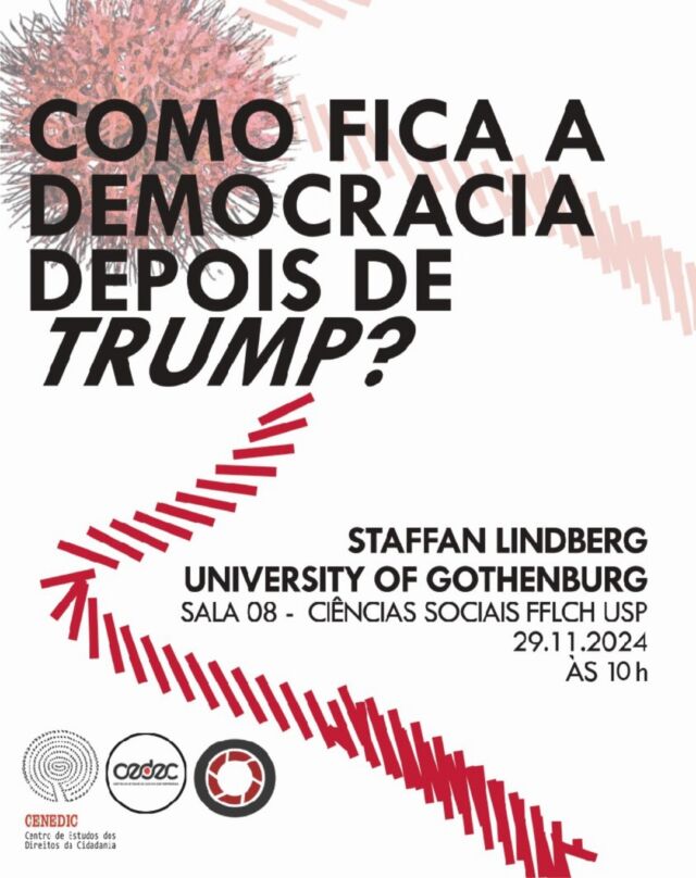 Evento organizado pelos professores Bernardo Ricupero e André Vitor Singer!